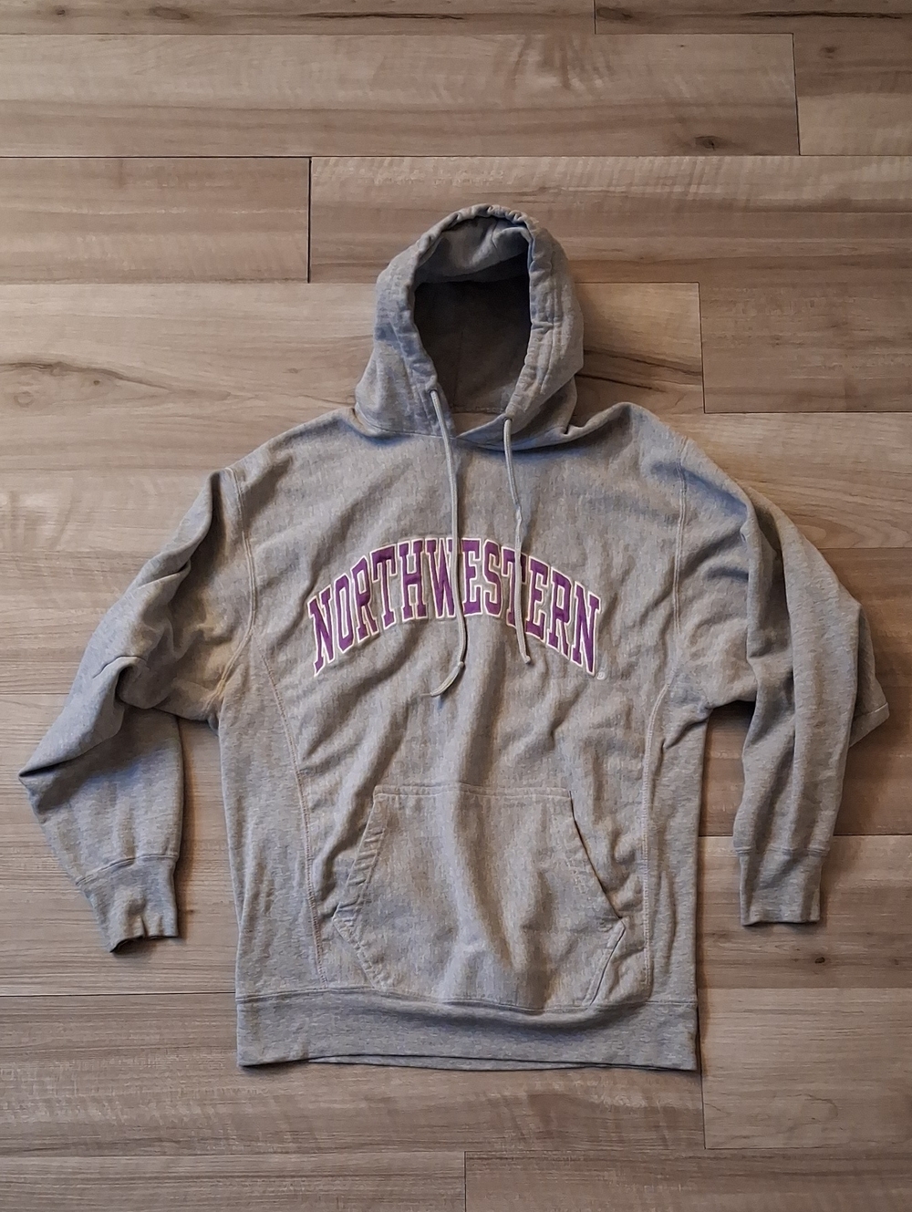 Steve & Barry's Vintage Embroidered Northwestern Hoodie Size M (M)